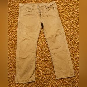 505 Levi's khaki jean 36 x 29